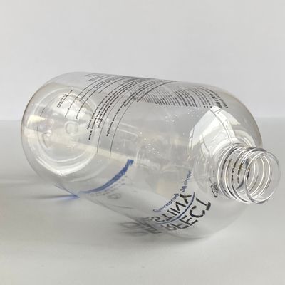 Individuell bedruckte PET-Kunststoff-Zylinder-Lotionflasche mit Klappdeckel für Shampoo und Duschgel
