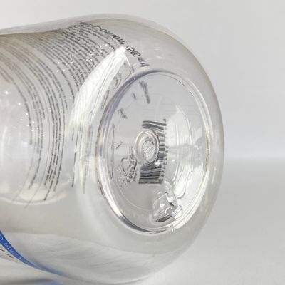 Individuell bedruckte PET-Kunststoff-Zylinder-Lotionflasche mit Klappdeckel für Shampoo und Duschgel