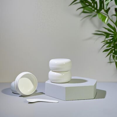 20 ml 40 ml Plastikflächige runde Kosmetikcreme-Gläser für Creme-Lotion-Produkte