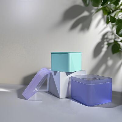 100 Blatt Hautpflege Baumwolle Liner Großbestellung Plastikgefäße mit abnehmbaren PP Liner Lebensmittelqualität für Kosmetikmarken/OEM