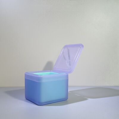 100 Blatt Hautpflege Baumwolle Liner Großbestellung Plastikgefäße mit abnehmbaren PP Liner Lebensmittelqualität für Kosmetikmarken/OEM