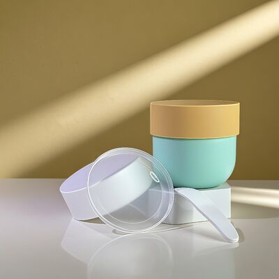 Nahrungsmittel PP Plastikglas mit Schraubendeckel und UV-gedrucktem Etikett für 150-500 ml kosmetische Gesichts- und Körpercremes (Cheer Pack)