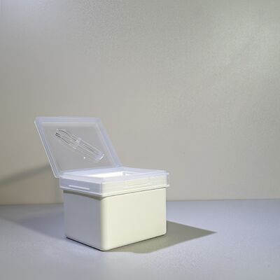 200 Blatt Hautpflege-Baumwollauflage Lebensmittelgeeignete Kunststoffgläser für OEM/Großhandelskosmetikmarken