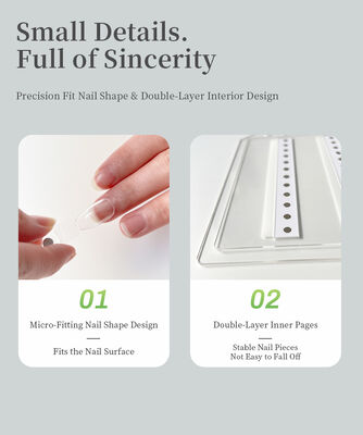 Professionelles abnehmbares magnetisches Nagelkunst-Display aus Acryl, quadratisch, 120/180/240 Farbverläufe, Kunststoffwerkzeug für Nägel