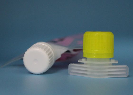 Einfacher Riss-Ring-Plastiktülle bedeckt natürliche Größe für Medizin-Pasten-Paket mit einer Kappe