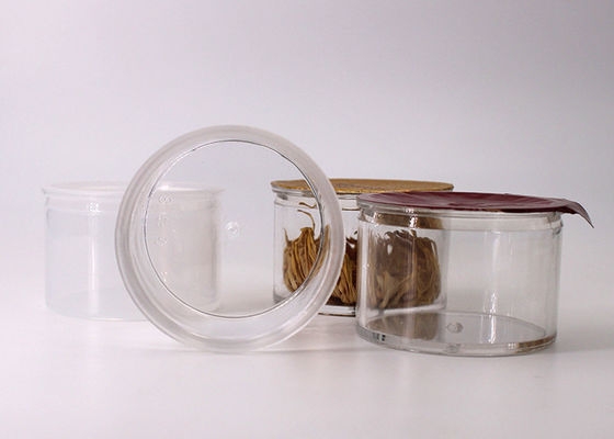 Rundes klares kleines Pulver-Verpacken der Plastikbehälter-Kapazitäts-30 des Gramm-/Protein