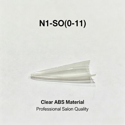 Fingernägel Tipps Clear Full Cover ABS Fake Nails Set für Finger Press auf Salon Nail Extension DIY Nail Art und Massenlieferung