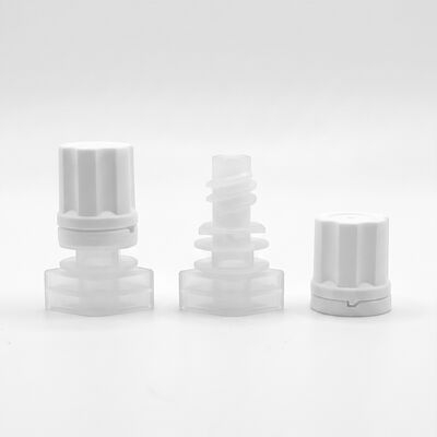 5mm X050 Plum Blossom Spout Cap Leak-Proof Industrial Food Grade PE Nozzle Cover for Cosmetic Liquid Refill Pouch Packaging