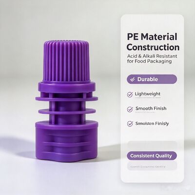 8.6mm Inner-Dia PE Plastik-Schraubverschluss Tragbare und langlebige Auslassdeckel für Auslassbeutel