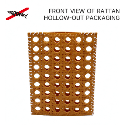 Reusable Rattan Woven Spout Pouch with Aluminum Cap | CheerPack Patented 100ml rattan-woven hollow-out spout pouch with reusable Sleeve and aluminum screw cap. Eco cosmetic packaging, OEM/ODM welcome.