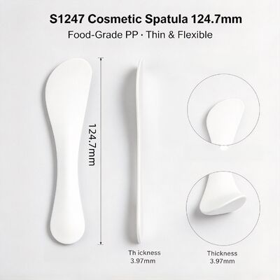S1247 Lebensmittelgeeignete PP-Kosmetik-Mischspatel für Schönheitssalons | Ideal zum Mischen von Maskenpulver & Schönheitscremepasten. Perfekt für Schönheitssalons, Spa-Studios und DIY-Hautpflege zu Hause. Großhandel verfügbar.