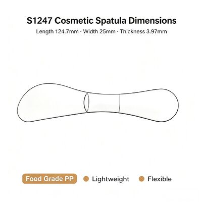 S1247 Lebensmittelgeeignete PP-Kosmetik-Mischspatel für Schönheitssalons | Ideal zum Mischen von Maskenpulver & Schönheitscremepasten. Perfekt für Schönheitssalons, Spa-Studios und DIY-Hautpflege zu Hause. Großhandel verfügbar.