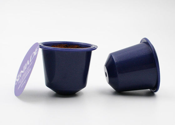 Minikaffee-Hülsen-Kapseln für gewürztes Pulver/Getränk Nespresso Milch pulverisieren Verpackungs-Kapseln mit Schmutzfilm
