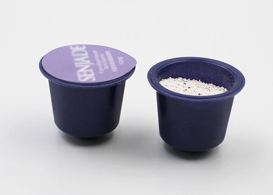 Minikaffee-Hülsen-Kapseln für gewürztes Pulver/Getränk Nespresso Milch pulverisieren Verpackungs-Kapseln mit Schmutzfilm