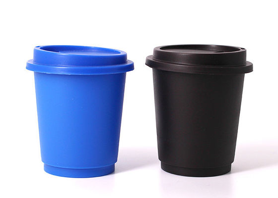Blaues Instantkaffee-Plastikkasten-Offsetdruck-Presse-Logo für Decafe-Mischungs-Mischungs-Espresso