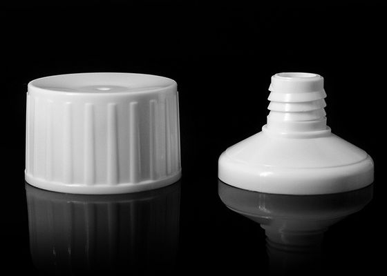 Runder Rohr-Plastikkopf 35mm für Gesichtsreiniger/kosmetisches weiches Sahnelotions-Rohr
