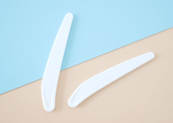 71.7mm weißer Plastikspachtel-Löffel für kosmetisches Glas