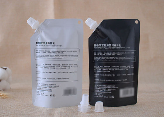 Stand der Flüssigkeits-100ml herauf Tüllen-Beutel-Verpackungs-Sojabohnen-Milch